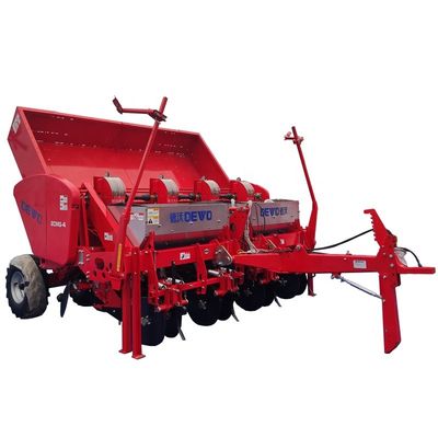 Farm Equipment 2CMQ-4 Tractor Mounted Potato Planter 3 Point Linkage Four Rows Potato Planter With Fertilizer
